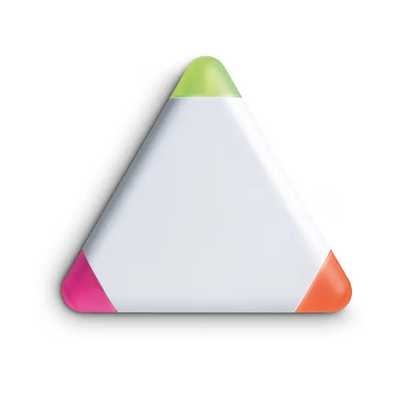 240999-EC Signir promo Triangulo 3 boje u obliku trokuta 7.5x7.5x1.3 cm