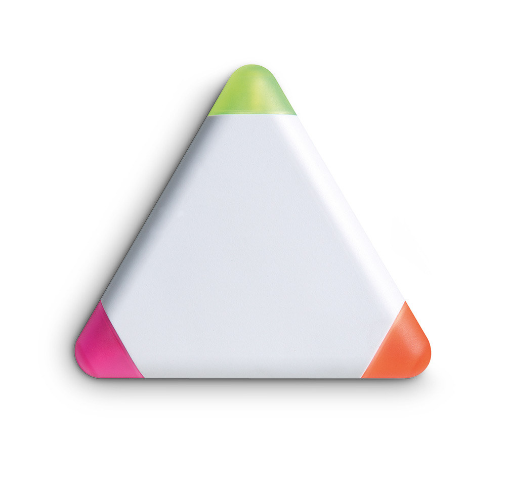240999-EC Signir promo Triangulo 3 boje u obliku trokuta 7.5x7.5x1.3 cm