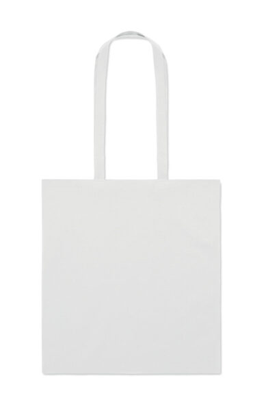 Torba shopping pamučna 140g Cottonel bijela duga ručka, 38x42 cm