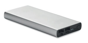 242261-EC Punjač Power bank Powerflat 8 C 10.000 mAh srebrni