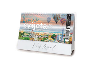 242294-EC Kalendar stolni BISERI SVIJETA 13L 20,5x10,5+4 P50 OG 2026