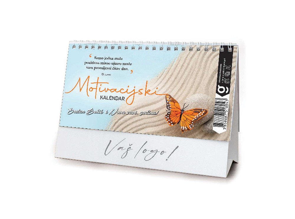 242295-EC Kalendar stolni MOTIVACIJSKI 13L 20,5x10,5+4 P50 OG 2026
