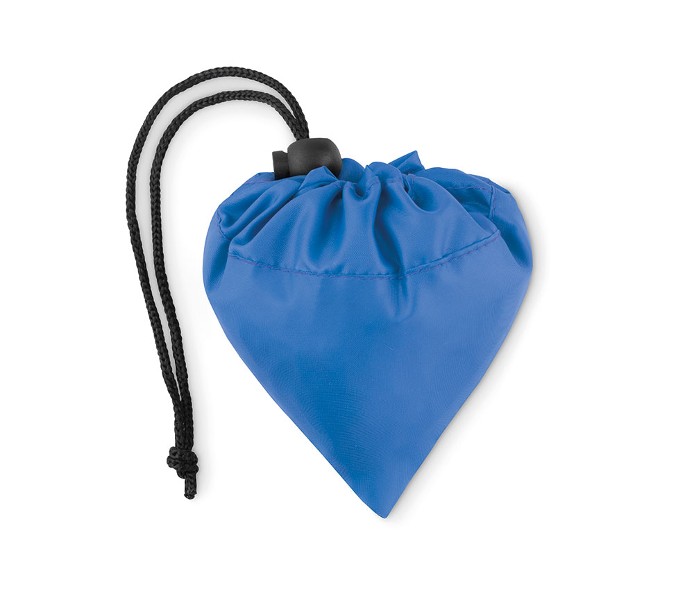 242324-EC Torba shopping FOLDPET 38x40cm sklopiva RPET s vezicom royal plava P300
