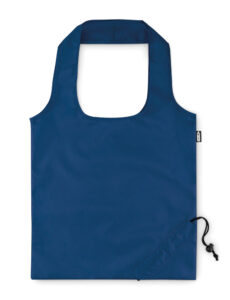 242325-EC Torba shopping FOLDPET 38x40cm sklopiva RPET s vezicom navy plava P300