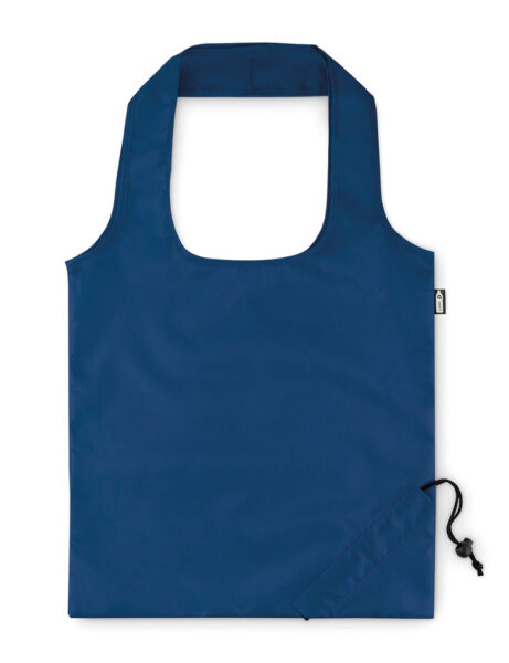Torba shopping FOLDPET 38x40cm sklopiva RPET s vezicom navy plava P300