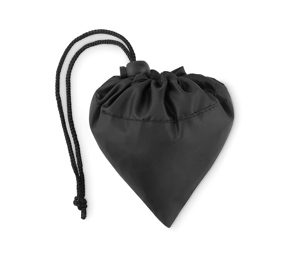 242326-EC Torba shopping FOLDPET 38x40cm sklopiva RPET s vezicom crna P300