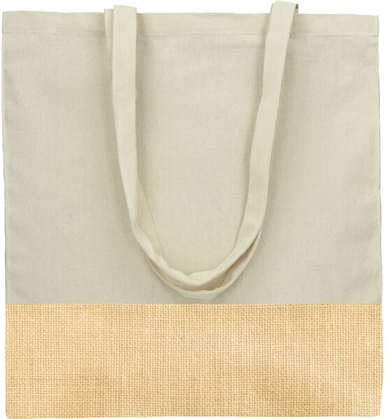 242364-EC Torba shopping pamučna PURI 140 g/m2 natur, 42 x 38 cm P50