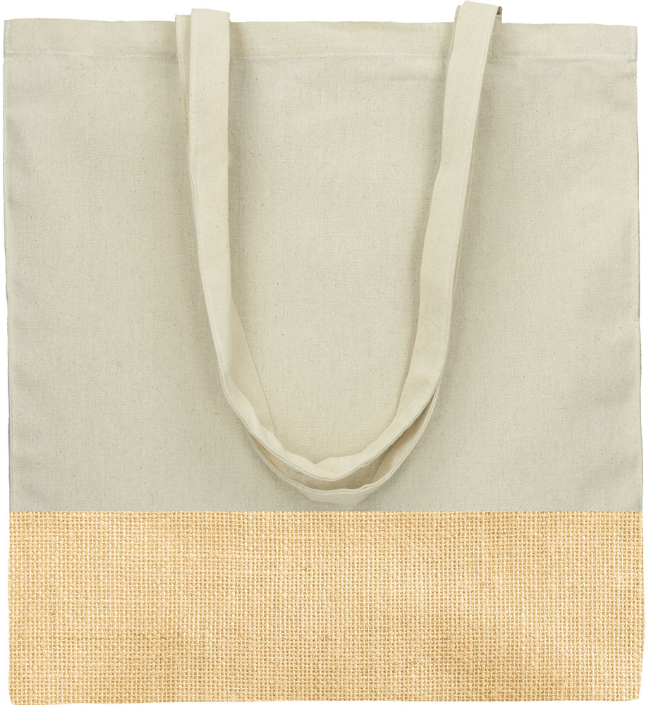 242364-EC Torba shopping pamučna PURI 140 g/m2 natur, 42 x 38 cm P50