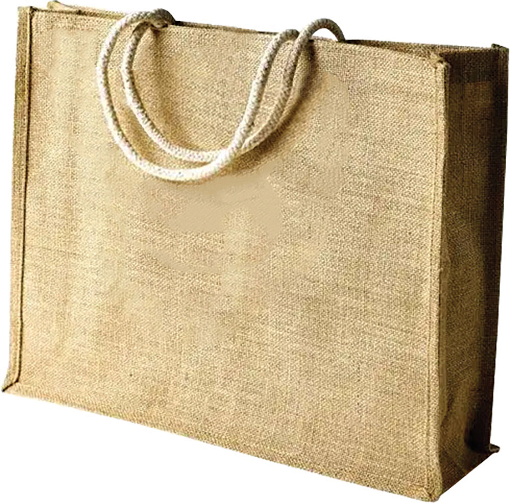 242367-EC Torba shopping juta ABRA s kratkom ručkom, 32 x 39 x 15 cm