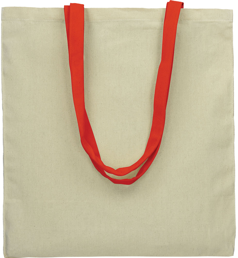 242384-EC Torba shopping KOLAKATA 140 g/m2 crvena duga ručka 9404403 P300