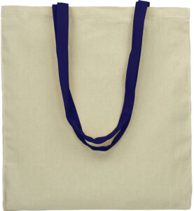 242385-EC Torba shopping KOLAKATA 140 g/m2 t.plava duga ručka 9404406 P300