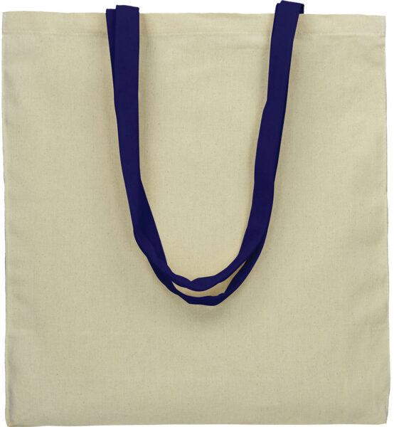 242385-EC Torba shopping KOLAKATA 140 g/m2 t.plava duga ručka 9404406 P300