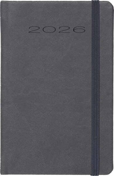 245374-EC Dnevnik MEDINA II planer A6 9x14cm sivi 994.356.12 P20 2025