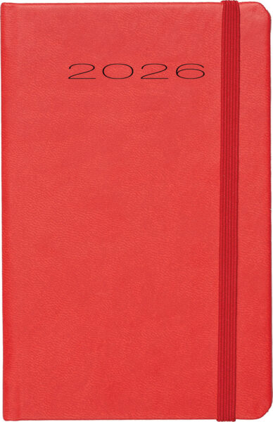 245377-EC Dnevnik MEDINA II planer A6 9x14cm crveni 994.356.30 P20 2025