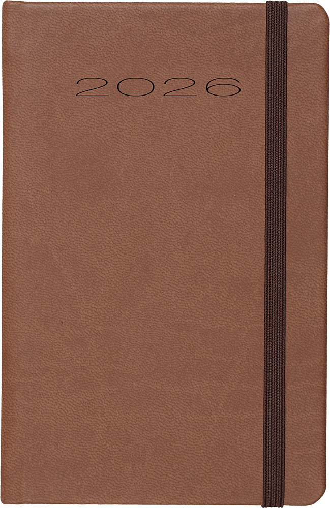 245381-EC Dnevnik MEDINA II planer A6 9x14cm smeđi 994.356.70 P20 2025
