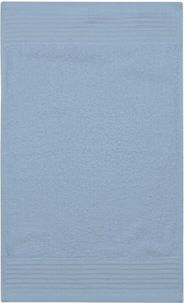 246272-EC Ručnik THE ONE Guest 30x50 pamučni s bordurom  svj.plavi light blue 500 g