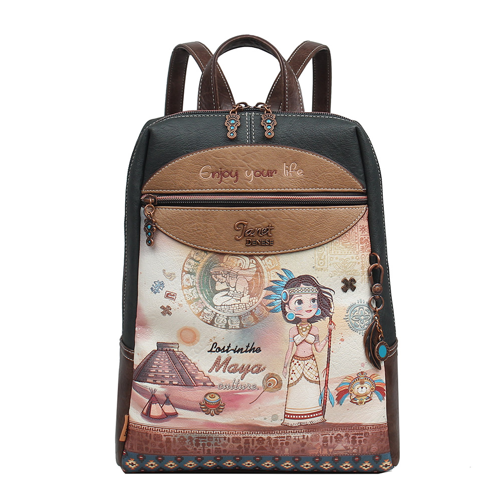 246747-EC Ruksak fashion Janet Maya journey FW25 26x11x31 cm J-022C P20