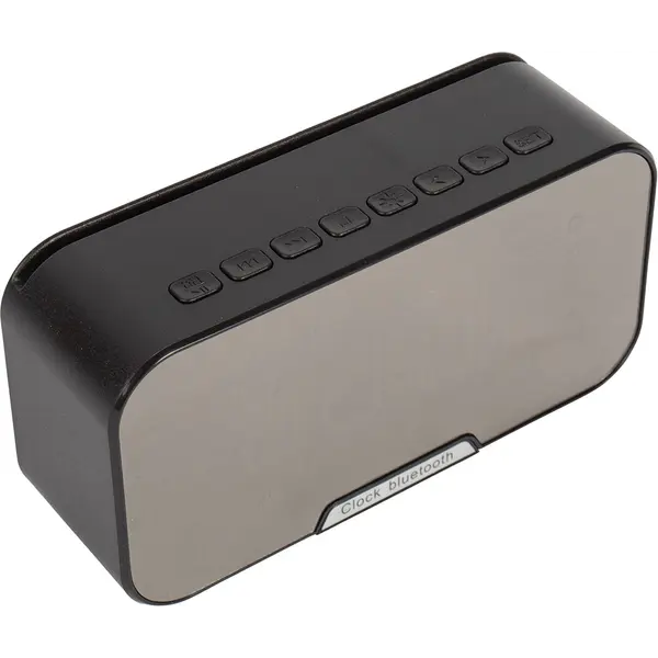 247605-EC Zvučnik bluetooth i radio sat Sveja crni