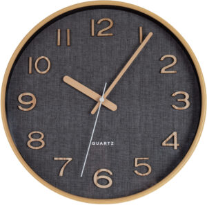 247608-EC Sat zidni Lumber 30 cm sivi