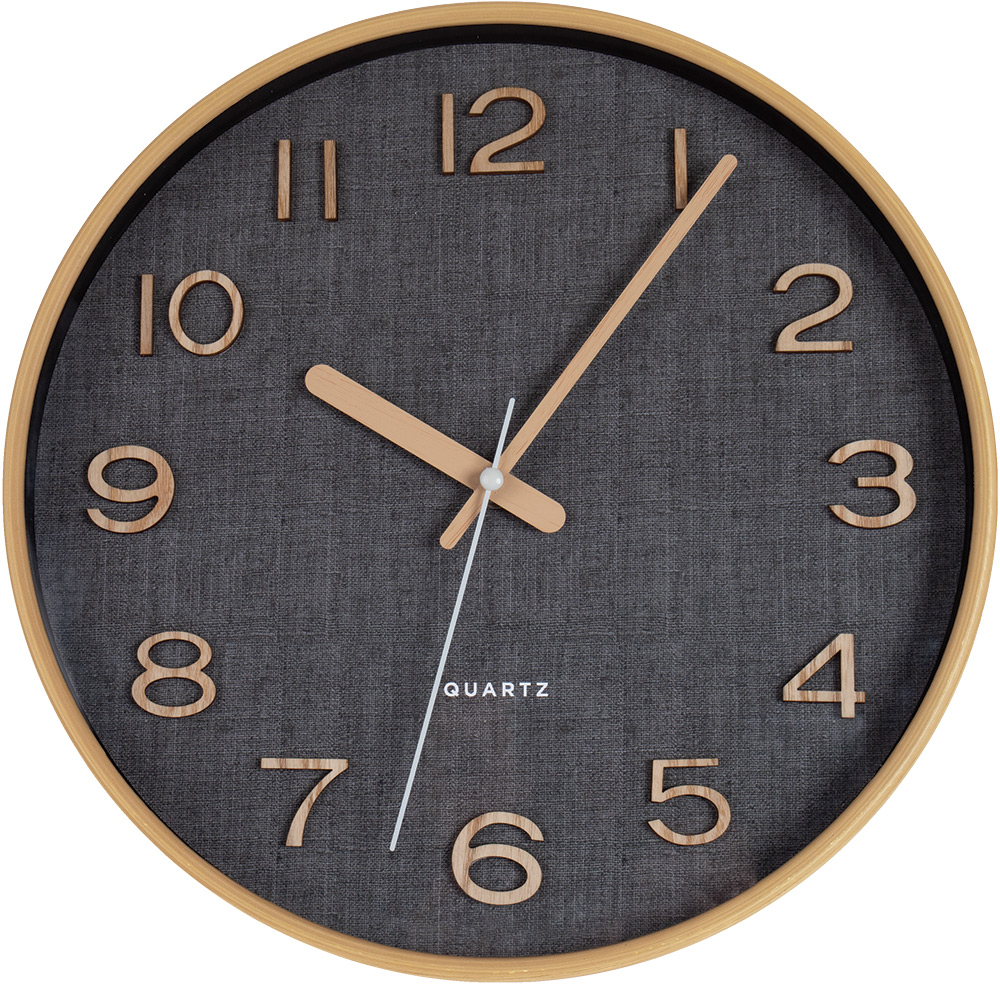 247608-EC Sat zidni Lumber 30 cm sivi