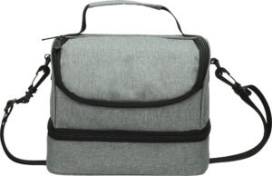 247648-EC Torba hladnjak Nevis 8L melaž siva 23 x 18 x 18 cm