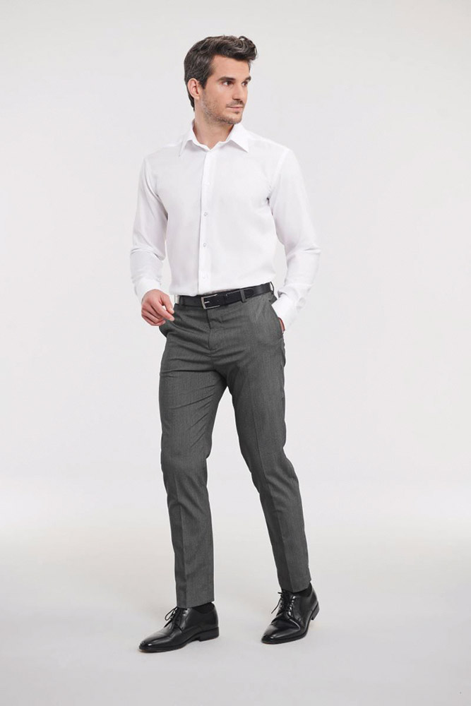 247739-EC Košulja Russell muška TAILORED ULTIMATE 958M NON IRON bijela dugi rukav 4XL