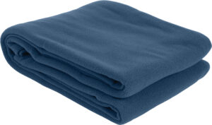 247751-EC Deka od polarnog flisa COMFY  120x150 cm navy plava