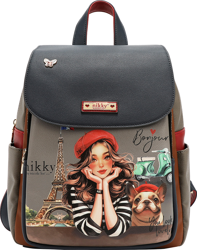 246782-EC Ruksak fashion NIKKY Eiffel Dreams FW25 26x29x11,5cm ML13004 P12