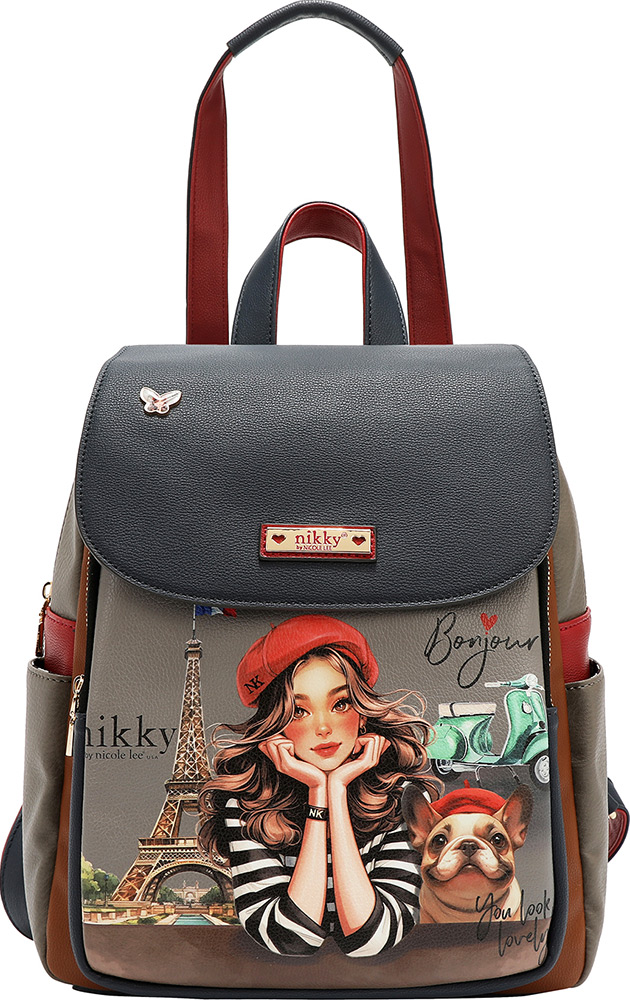 246782-EC Ruksak fashion NIKKY Eiffel Dreams FW25 26x29x11,5cm ML13004 P12