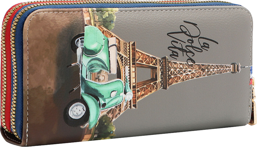 246797-EC Novčanik fashion NIKKY Eiffel Dreams FW25 19x9,5x4,5 cm NK20376 P48