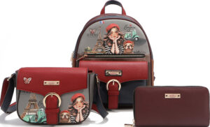 246834-EC Ruksak,torba,novčanik fashion set NIKKY Eiffel Dreams FW25 NK13014 P12