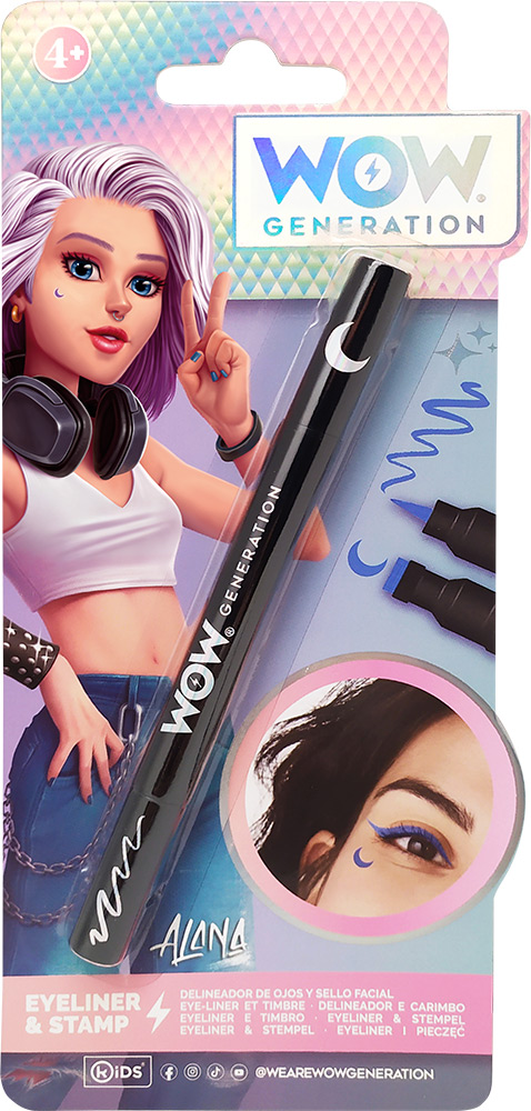 246945-EC Tuš za oči sa štambiljem WOW Generation crni i plavi, sort P10/20