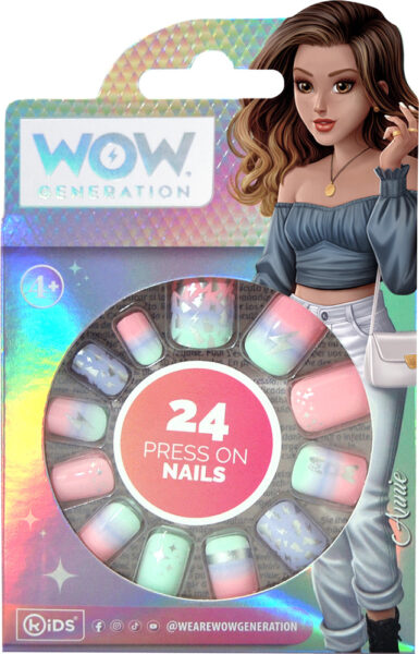 Nokti umjetni WOW Generation samoljepljivi 24kom, P12/24
