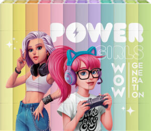 246965-EC Flomasteri 12/1 WOW Generation dvostrani u kutiji P6/12