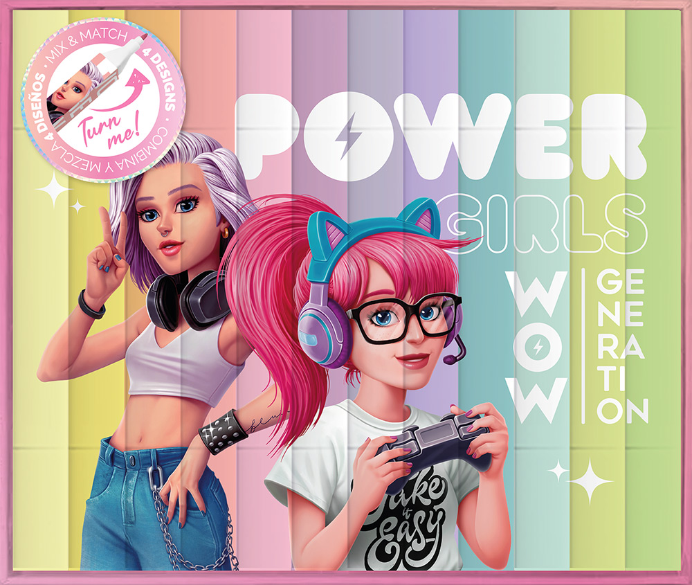 246965-EC Flomasteri 12/1 WOW Generation dvostrani u kutiji P6/12