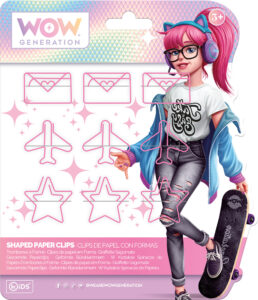 Spajalice za papir WOW Generation 9kom različitih oblika, sort P24/48