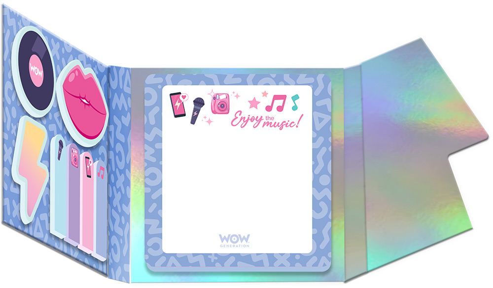246969-EC Blok samoljepljivi set WOW Generation razni oblici, sort P6/12