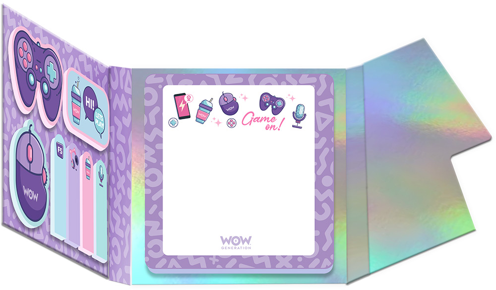 246969-EC Blok samoljepljivi set WOW Generation razni oblici, sort P6/12