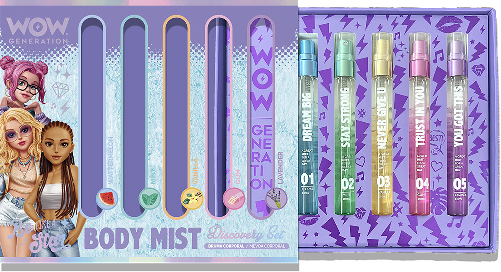 247017-EC Vodica za tijelo mirisna WOW Generation set 5kom, P24