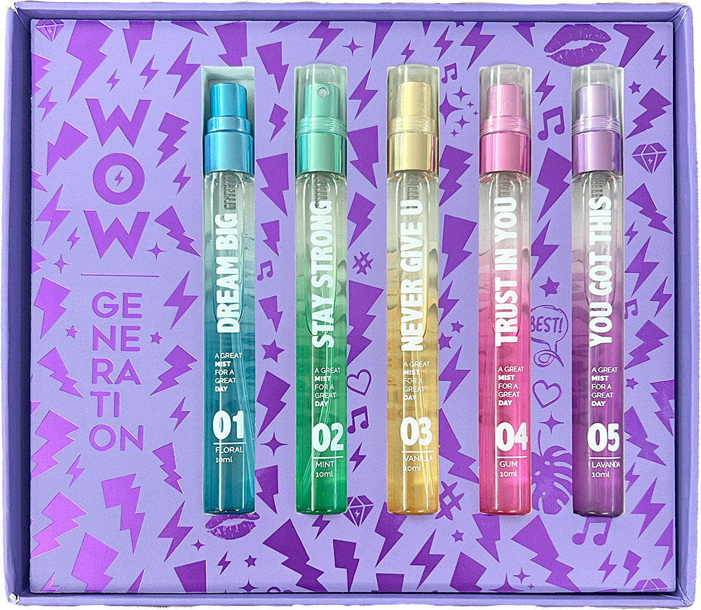 247017-EC Vodica za tijelo mirisna WOW Generation set 5kom, P24