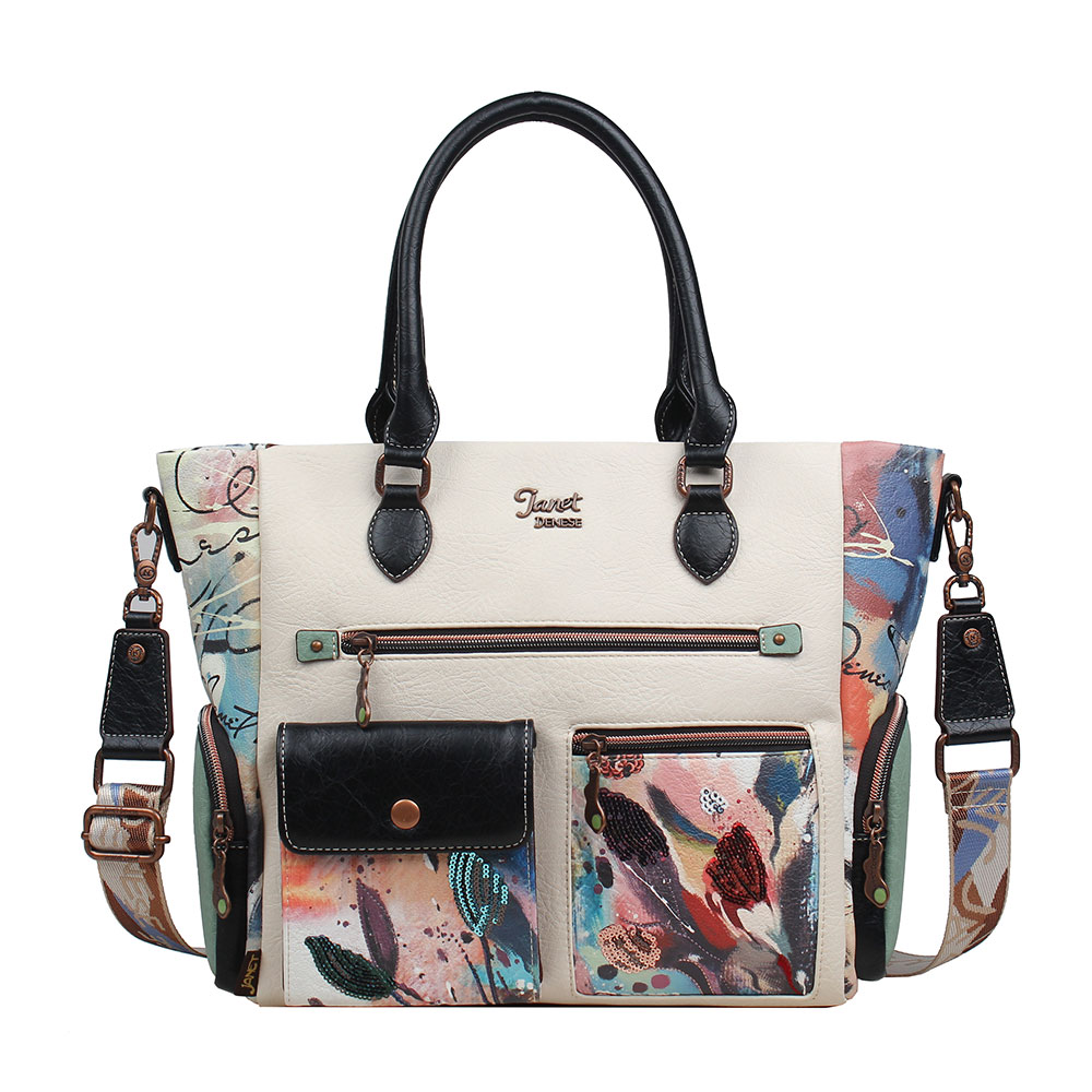 247328-EC Torba fashion Janet mini Growing in Spring FW25 39.5X14X28.5 cm J-123A P12