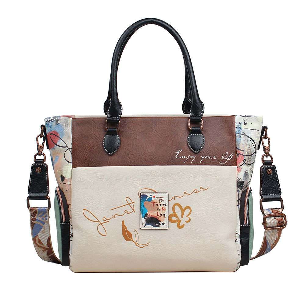 247328-EC Torba fashion Janet mini Growing in Spring FW25 39.5X14X28.5 cm J-123A P12