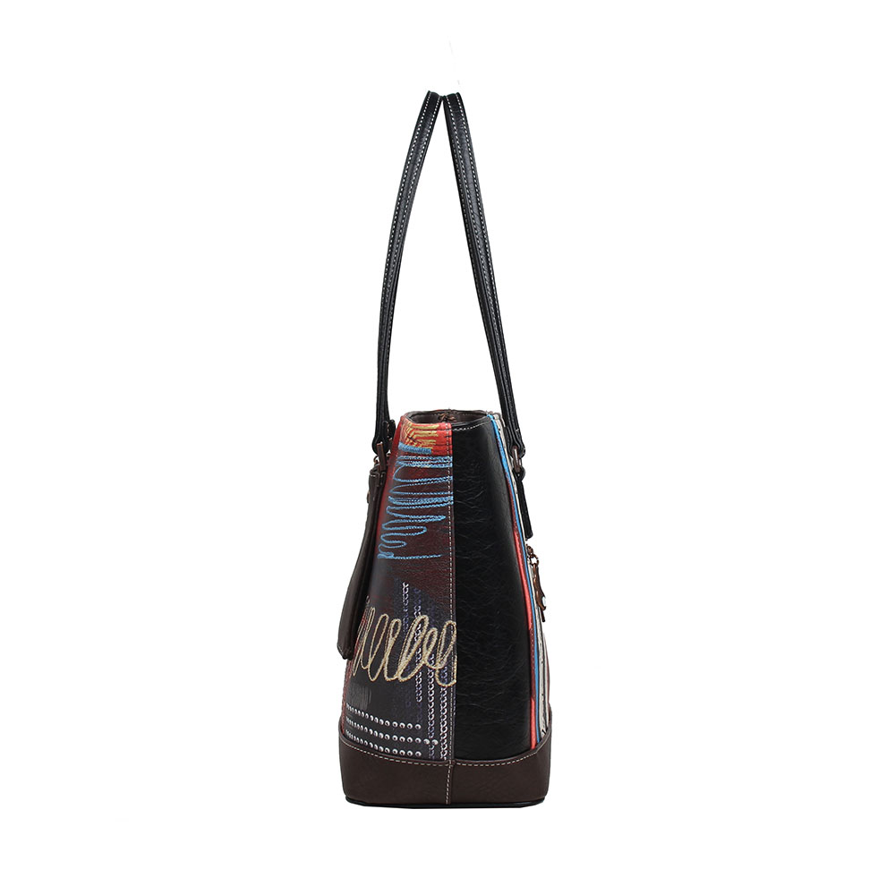 247331-EC Torba fashion Janet mini Tempus Fugit FW25 40X14X28 cm J-158