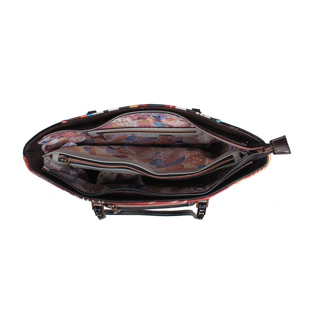 247331-EC Torba fashion Janet mini Tempus Fugit FW25 40X14X28 cm J-158