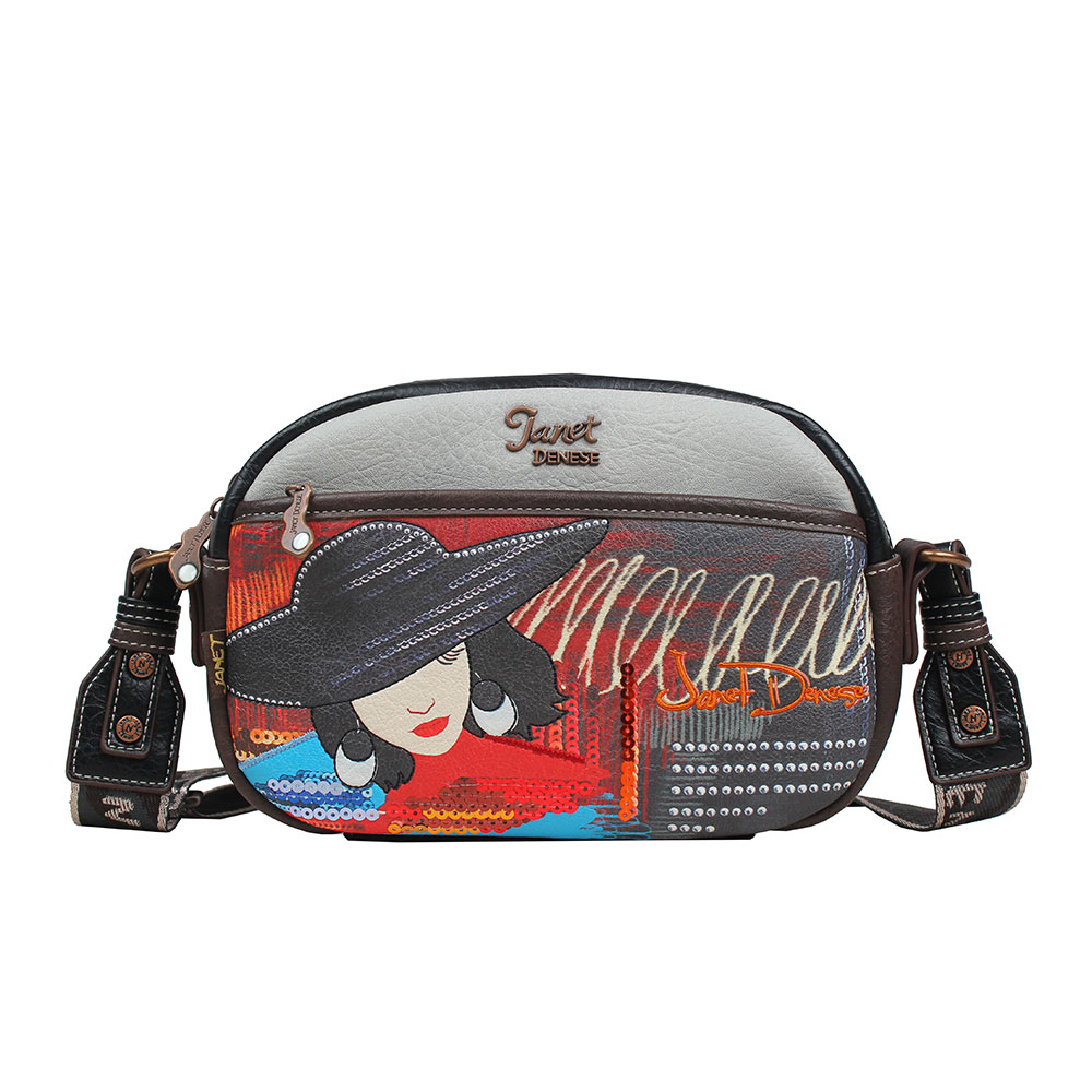 247332-EC Torba fashion Janet mini Tempus Fugit FW25 24X7X18 cm J-007F P16