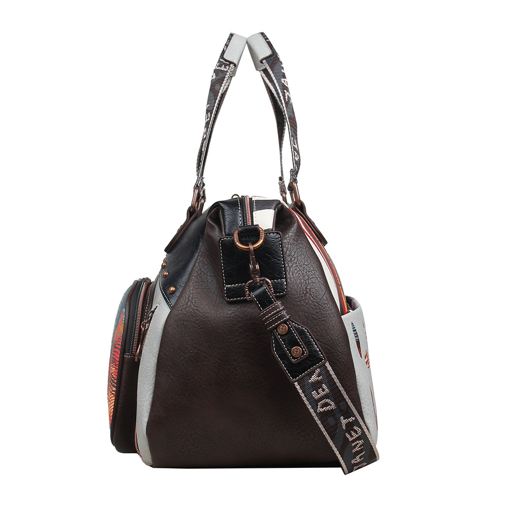 247334-EC Torba fashion putna Janet mini Tempus Fugit FW25 47X23X27 cm J-017F P14