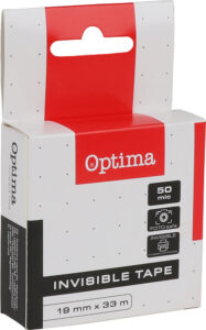 248464-EC Selotejp 19/33 OPTIMA Invisible tape 50mic 129052 bls P1/480