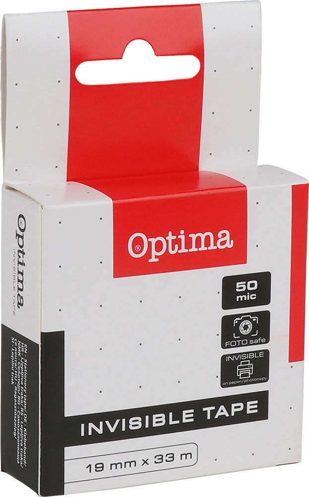 248464-EC Selotejp 19/33 OPTIMA Invisible tape 50mic 129052 bls P1/480