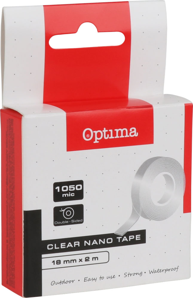 248465-EC Selotejp 18mm/2m OPTIMA Nano tape obostrani 1050mic 129070 bls P1/240