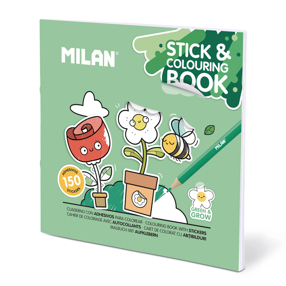 248515-EC Bojanka s naljepnicama za djecu MILAN GREEN & GROW P30